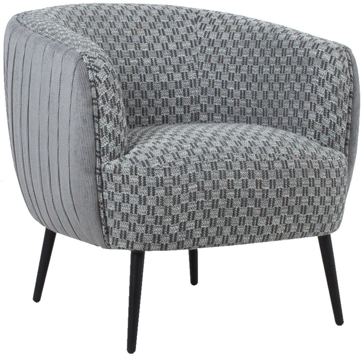 Lounge Chair Accent | size: Width: 77cm, Height: 80cm, Depth: 74cm | color: Gray | image: 1 | variant: 1011833