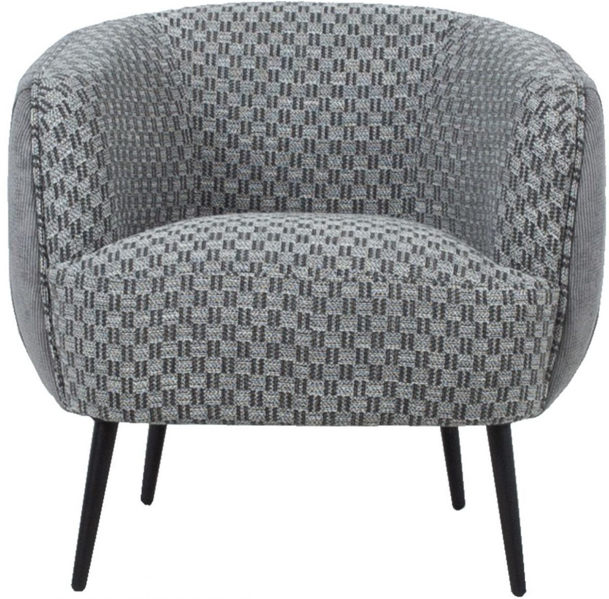Lounge Chair Accent | size: Width: 77cm, Height: 80cm, Depth: 74cm | color: Gray | image: 2 | variant: 1011833