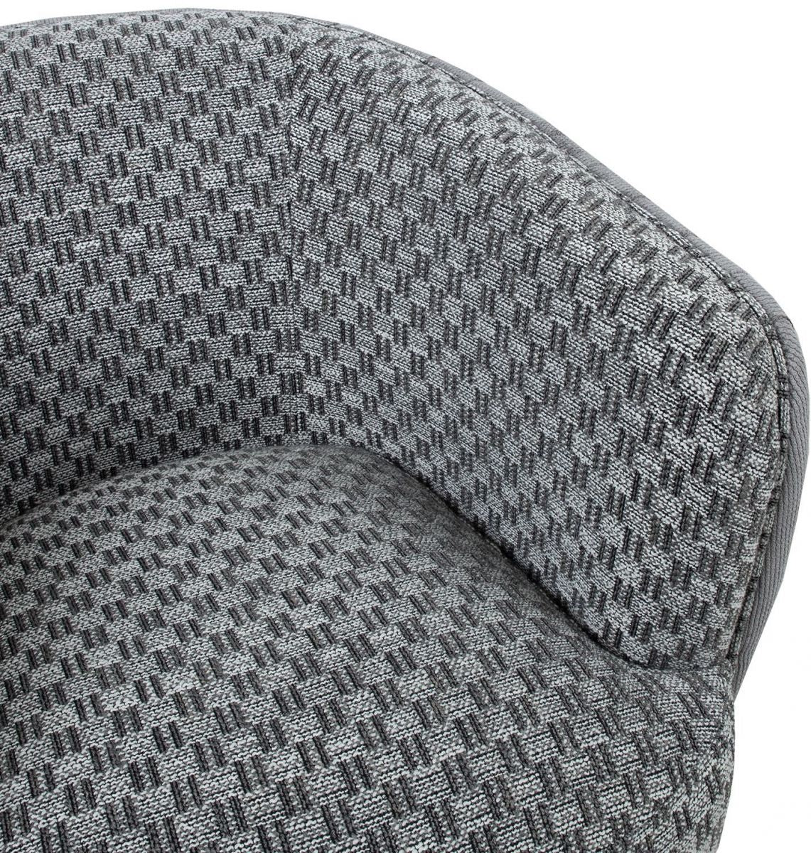 Lounge Chair Accent | size: Width: 77cm, Height: 80cm, Depth: 74cm | color: Gray | image: 5 | variant: 1011833