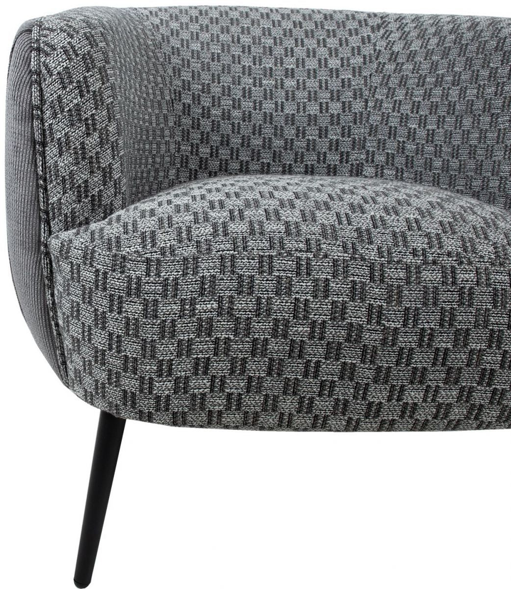 Lounge Chair Accent | size: Width: 77cm, Height: 80cm, Depth: 74cm | color: Gray | image: 7 | variant: 1011833