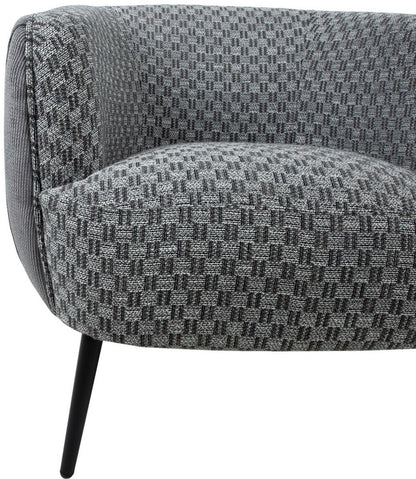 Lounge Chair Accent | size: Width: 77cm, Height: 80cm, Depth: 74cm | color: Gray | image: 7 | variant: 1011833