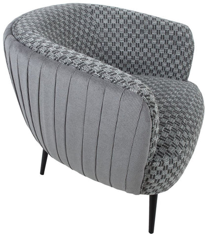 Lounge Chair Accent | size: Width: 77cm, Height: 80cm, Depth: 74cm | color: Gray | image: 8 | variant: 1011833