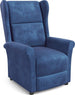 Lounge Chair Agustin 2 | size: Width: 75cm, Height: 107cm, Depth: 92cm | color: Blue | image: 1 | variant: 1004561
