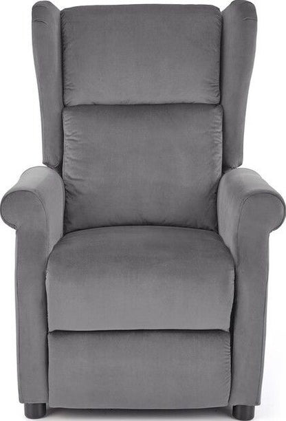 Lounge Chair Agustin 2 | size: Width: 75cm, Height: 107cm, Depth: 92cm | color: Gray | image: 2 | variant: 1004563