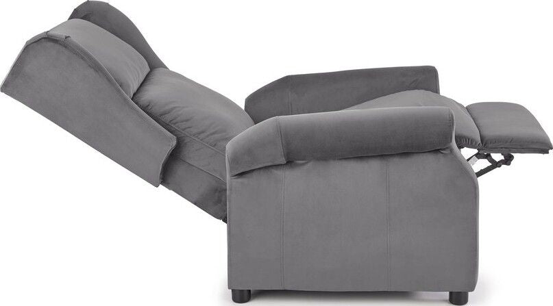 Lounge Chair Agustin 2 | size: Width: 75cm, Height: 107cm, Depth: 92cm | color: Gray | image: 4 | variant: 1004563
