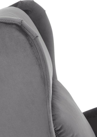 Lounge Chair Agustin 2 | size: Width: 75cm, Height: 107cm, Depth: 92cm | color: Gray | image: 5 | variant: 1004563