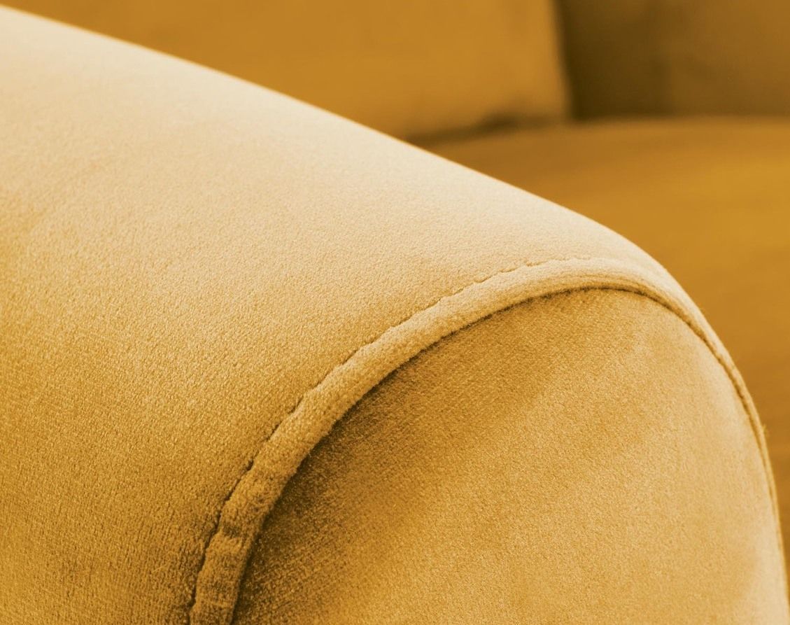 Lounge Chair Agustin 2 | size: Width: 75cm, Height: 107cm, Depth: 92cm | color: Yellow | image: 2 | variant: 1004562