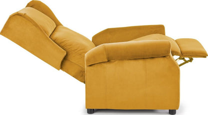 Lounge Chair Agustin 2 | size: Width: 75cm, Height: 107cm, Depth: 92cm | color: Yellow | image: 5 | variant: 1004562