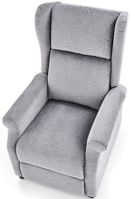 Lounge Chair Agustin M | size: Width: 75cm, Height: 107cm, Depth: 92cm | color: Gray | image: 2 | variant: 1012029