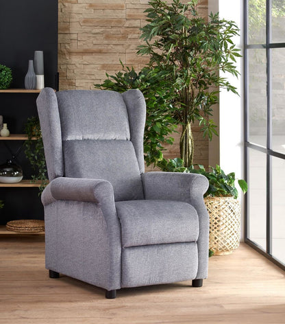 Lounge Chair Agustin M | size: Width: 75cm, Height: 107cm, Depth: 92cm | color: Gray | image: 8 | variant: 1012029