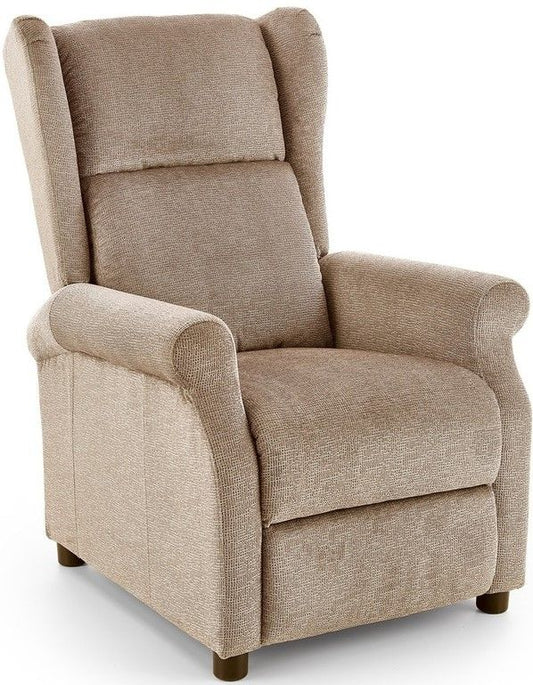 Lounge Chair Agustin | size: Width: 75cm, Height: 107cm, Depth: 92cm | color: Beige | image: 1 | variant: 1004566