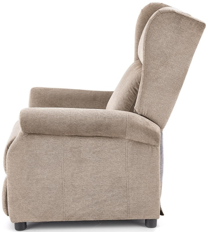 Lounge Chair Agustin | size: Width: 75cm, Height: 107cm, Depth: 92cm | color: Beige | image: 3 | variant: 1004566