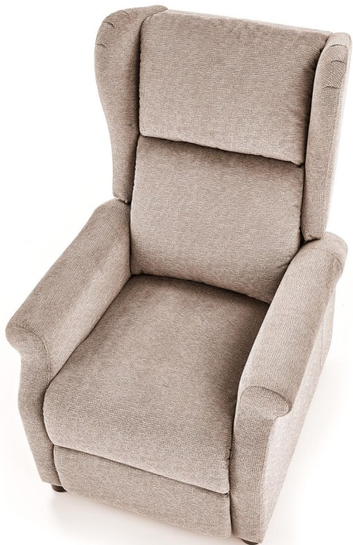 Lounge Chair Agustin | size: Width: 75cm, Height: 107cm, Depth: 92cm | color: Beige | image: 5 | variant: 1004566