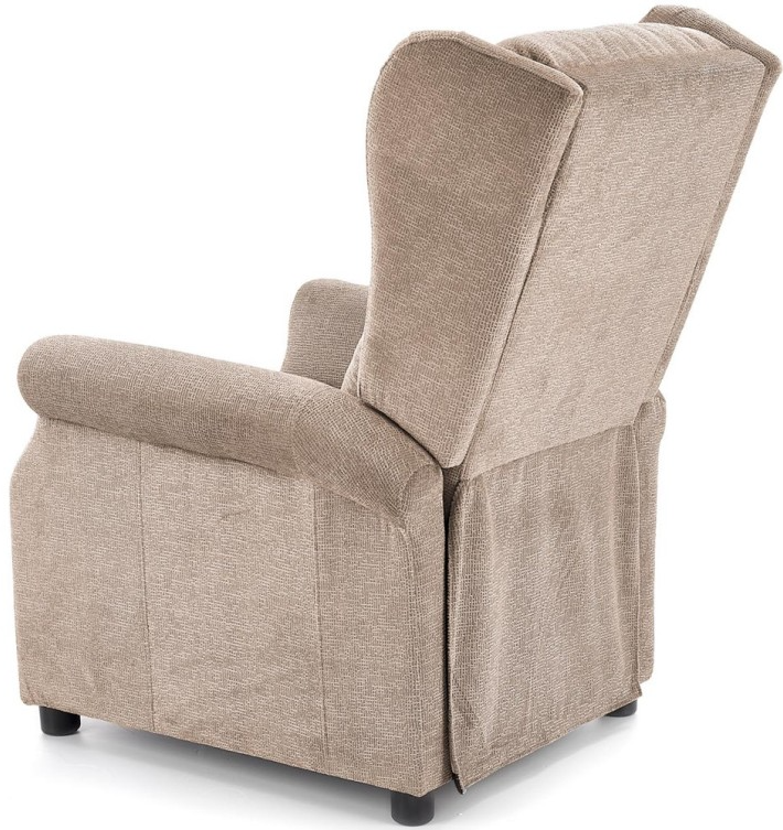 Lounge Chair Agustin | size: Width: 75cm, Height: 107cm, Depth: 92cm | color: Beige | image: 6 | variant: 1004566