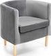 Lounge Chair Ajaccio | size: Width: 66cm, Height: 64cm, Depth: 58cm | color: Gray | image: 1 | variant: 1002724