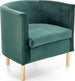 Lounge Chair Ajaccio | size: Width: 66cm, Height: 64cm, Depth: 58cm | color: Green | image: 1 | variant: 1002725