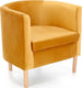 Lounge Chair Ajaccio | size: Width: 66cm, Height: 64cm, Depth: 58cm | color: Yellow | image: 1 | variant: 1002723