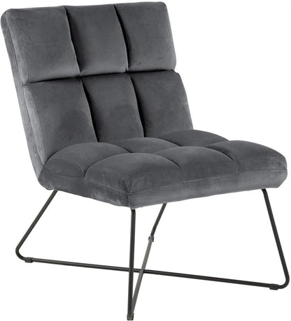 Lounge Chair Alba | size: Width: 62cm, Height: 90cm, Depth: 86cm | color: Gray | image: 1 | variant: 1004753