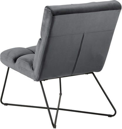 Lounge Chair Alba | size: Width: 62cm, Height: 90cm, Depth: 86cm | color: Gray | image: 2 | variant: 1004753