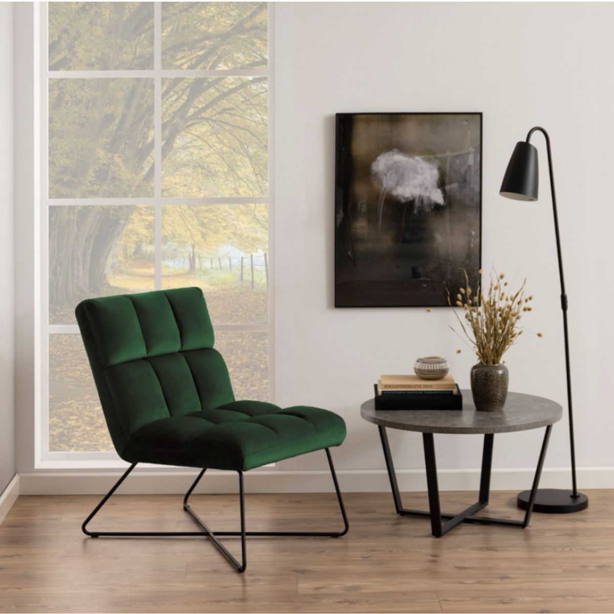 Lounge Chair Alba | size: Width: 62cm, Height: 90cm, Depth: 86cm | color: Green | image: 3 | variant: 1004751