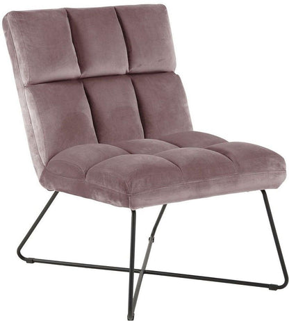 Lounge Chair Alba | size: Width: 62cm, Height: 90cm, Depth: 86cm | color: Pink | image: 1 | variant: 1004752