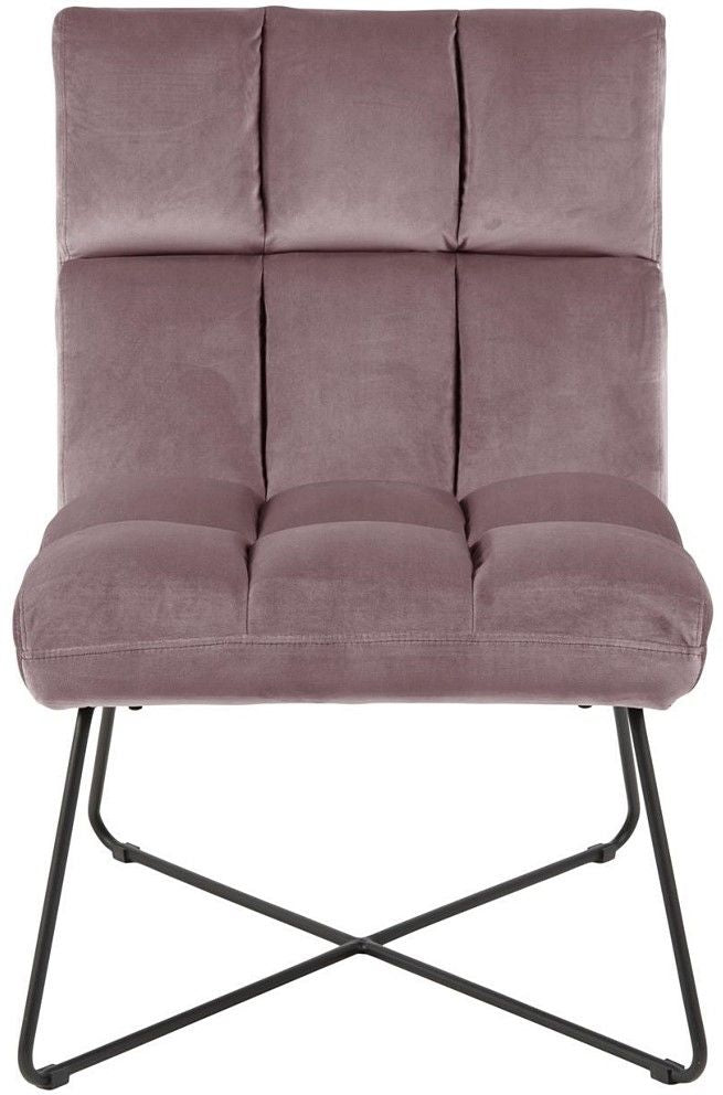 Lounge Chair Alba | size: Width: 62cm, Height: 90cm, Depth: 86cm | color: Pink | image: 2 | variant: 1004752
