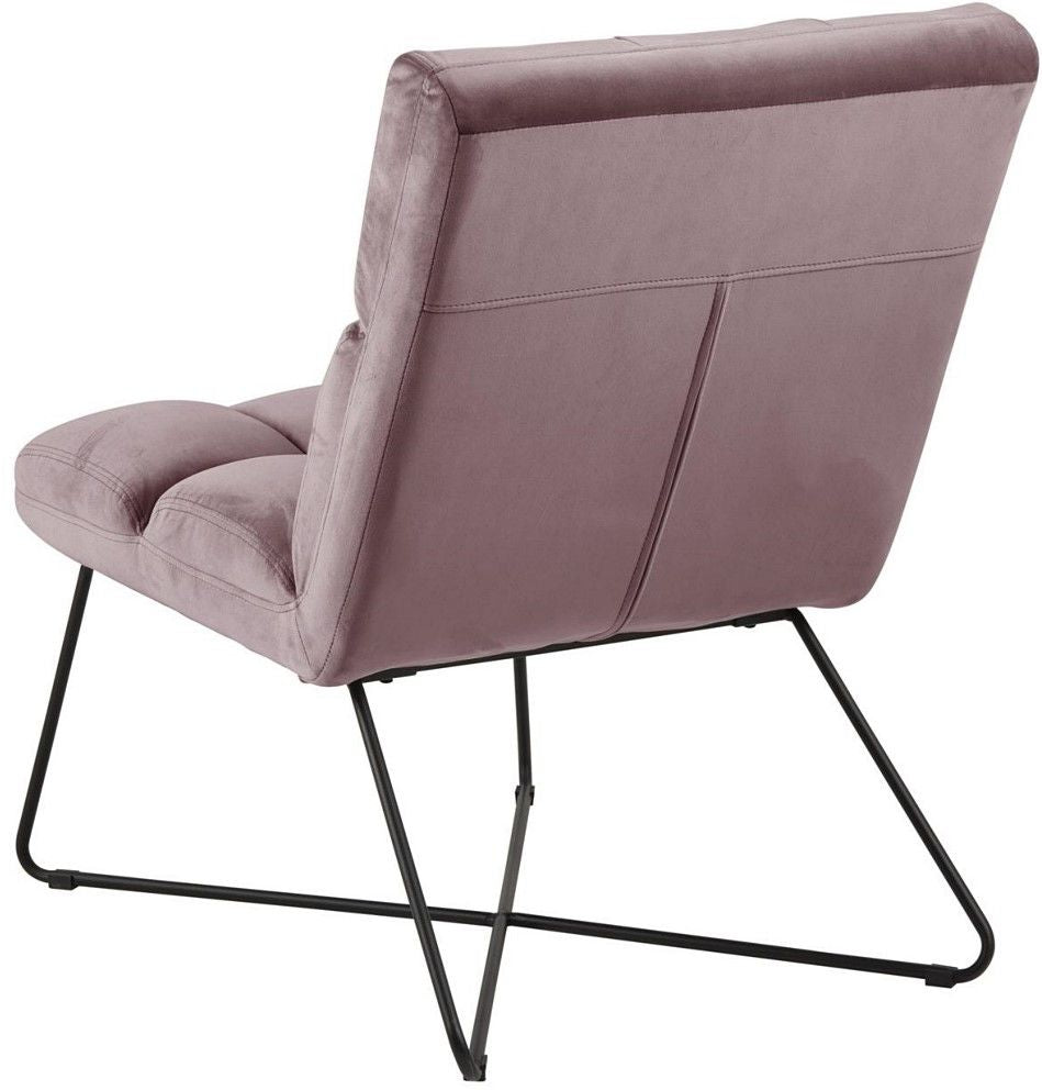 Lounge Chair Alba | size: Width: 62cm, Height: 90cm, Depth: 86cm | color: Pink | image: 3 | variant: 1004752