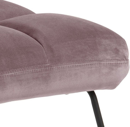 Lounge Chair Alba | size: Width: 62cm, Height: 90cm, Depth: 86cm | color: Pink | image: 6 | variant: 1004752