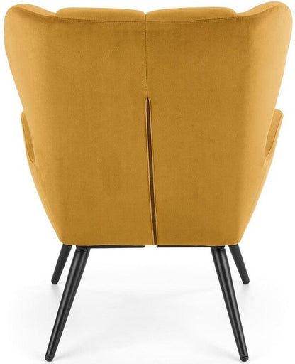 Lounge Chair Alghero | size: Width: 75cm, Height: 91cm, Depth: 86cm | color: Yellow | image: 5 | variant: 1002843
