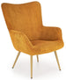 Lounge Chair Amaro | size: Width: 70cm, Height: 97cm, Depth: 80cm | color: Yellow | image: 0 | variant: 1004573