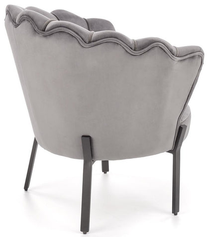 Lounge Chair Angelo | size: Width: 73cm, Height: 75cm, Depth: 73cm | color: Gray | image: 3 | variant: 1004582