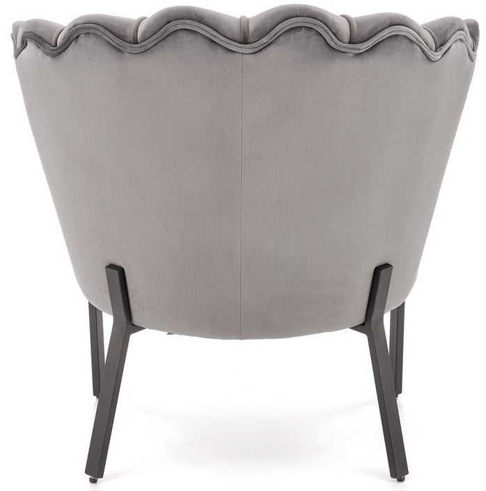 Lounge Chair Angelo | size: Width: 73cm, Height: 75cm, Depth: 73cm | color: Gray | image: 6 | variant: 1004582