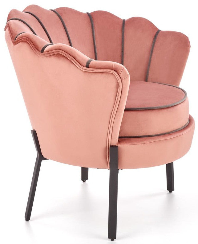 Lounge Chair Angelo | size: Width: 73cm, Height: 75cm, Depth: 73cm | color: Pink | image: 2 | variant: 1004583