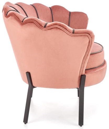 Lounge Chair Angelo | size: Width: 73cm, Height: 75cm, Depth: 73cm | color: Pink | image: 3 | variant: 1004583