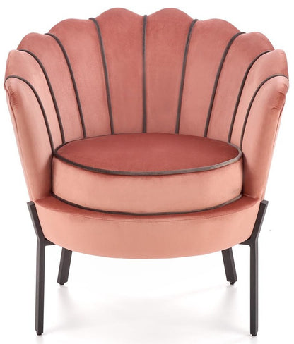 Lounge Chair Angelo | size: Width: 73cm, Height: 75cm, Depth: 73cm | color: Pink | image: 4 | variant: 1004583