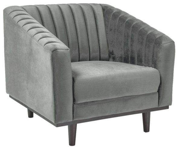 Lounge Chair Asprey 1 | size: Width: 83cm, Height: 78cm, Depth: 60cm | color: Gray | image: 1 | variant: 1004952