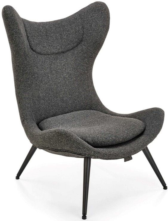 Lounge Chair Atlantis | size: Width: 77cm, Height: 106cm, Depth: 80cm | color: Gray | image: 1 | variant: 1012509