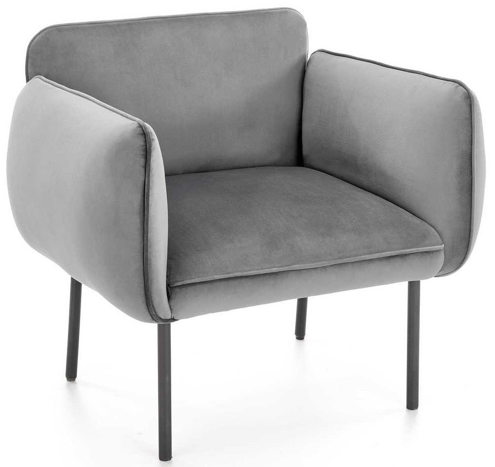 Lounge Chair Avignon | size: Width: 91cm, Height: 78cm, Depth: 72cm | color: Gray | image: 0 | variant: 1002698