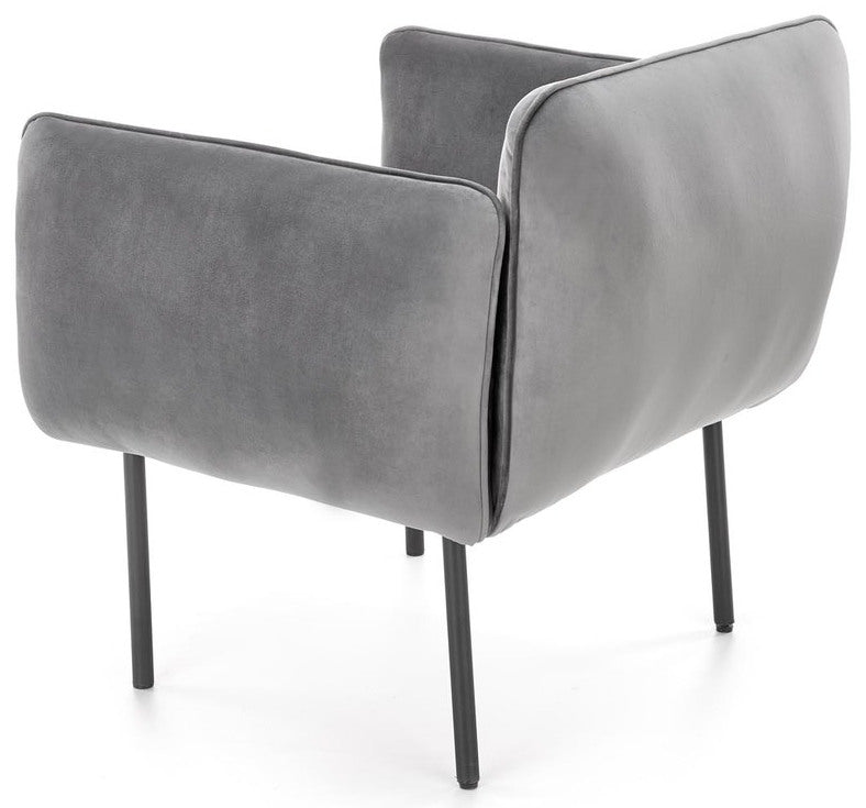 Lounge Chair Avignon | size: Width: 91cm, Height: 78cm, Depth: 72cm | color: Gray | image: 3 | variant: 1002698