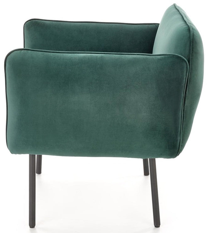 Lounge Chair Avignon | size: Width: 91cm, Height: 78cm, Depth: 72cm | color: Green | image: 2 | variant: 1002697