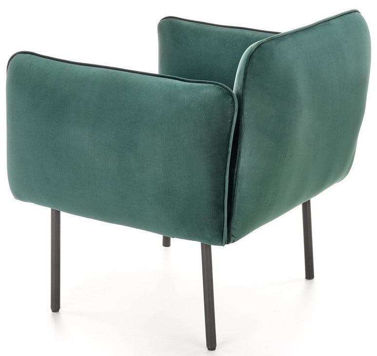 Lounge Chair Avignon | size: Width: 91cm, Height: 78cm, Depth: 72cm | color: Green | image: 3 | variant: 1002697
