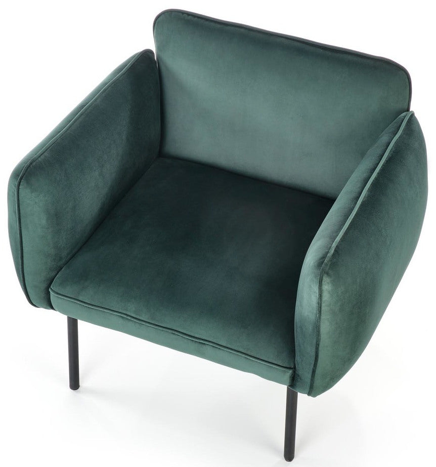 Lounge Chair Avignon | size: Width: 91cm, Height: 78cm, Depth: 72cm | color: Green | image: 5 | variant: 1002697