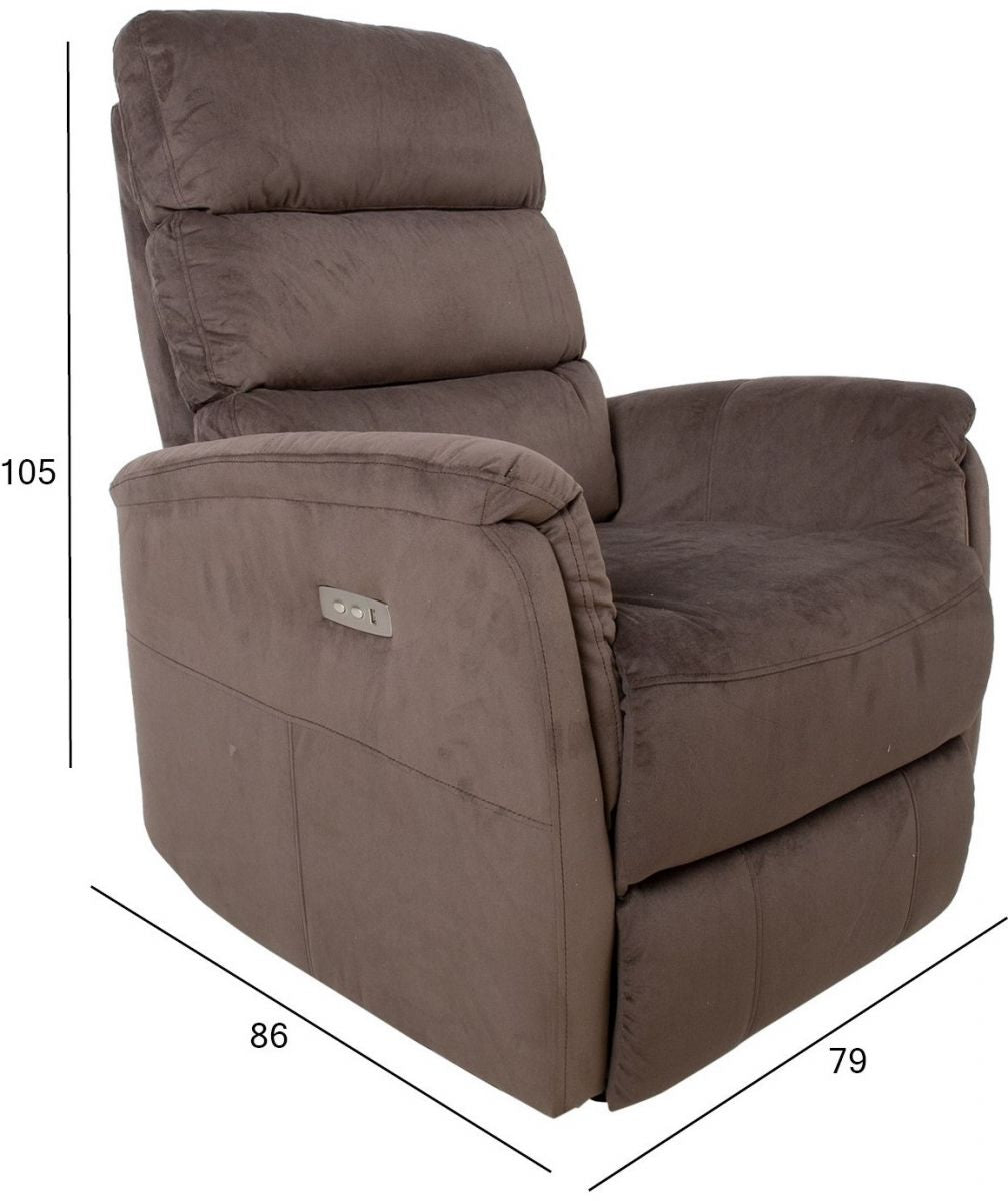Lounge Chair Barclay | size: Width: 86cm, Height: 105cm, Depth: 79cm | color: Brown | image: 9 | variant: 1004757