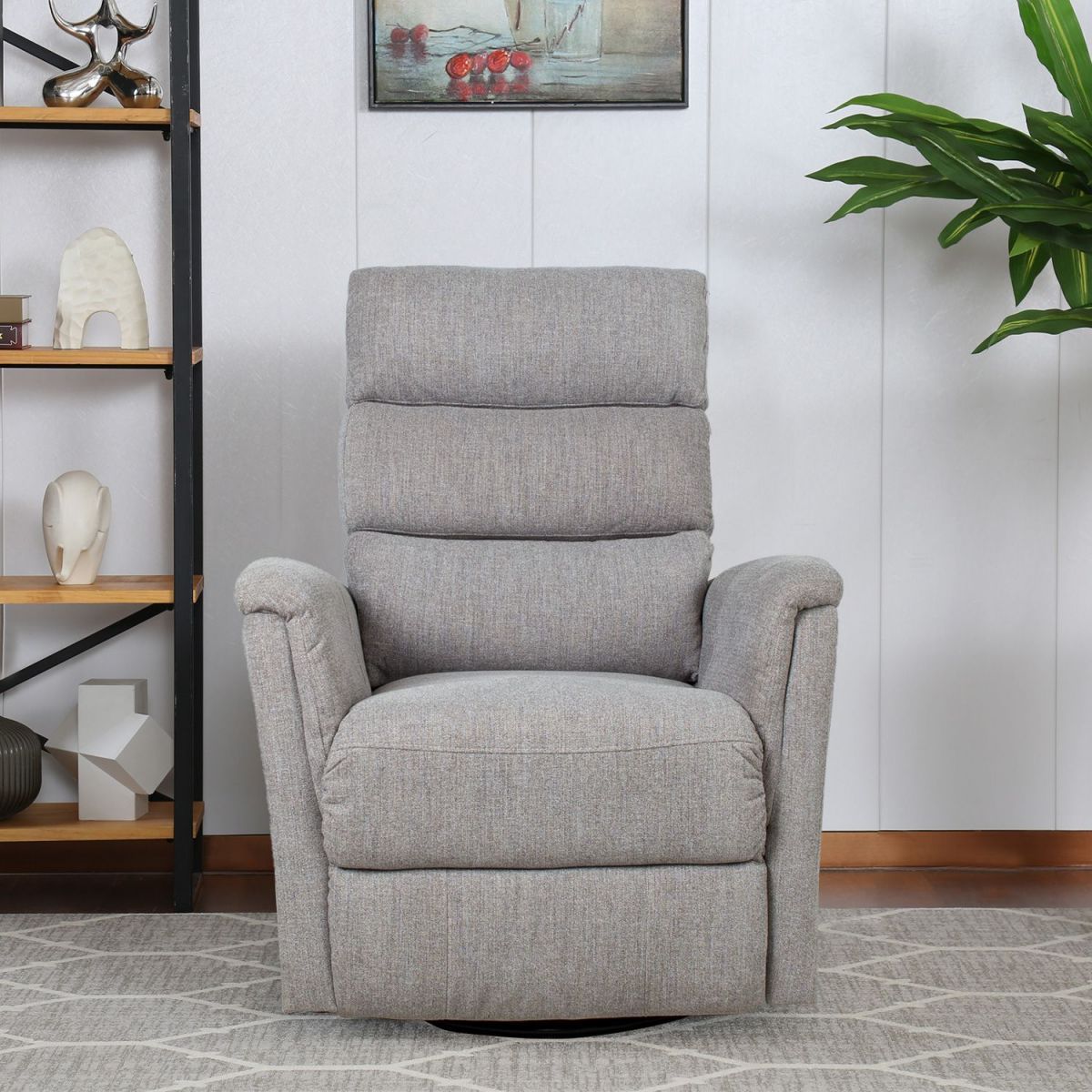 Lounge Chair Barclay | size: Width: 86cm, Height: 105cm, Depth: 79cm | color: Gray | image: 8 | variant: 1004759