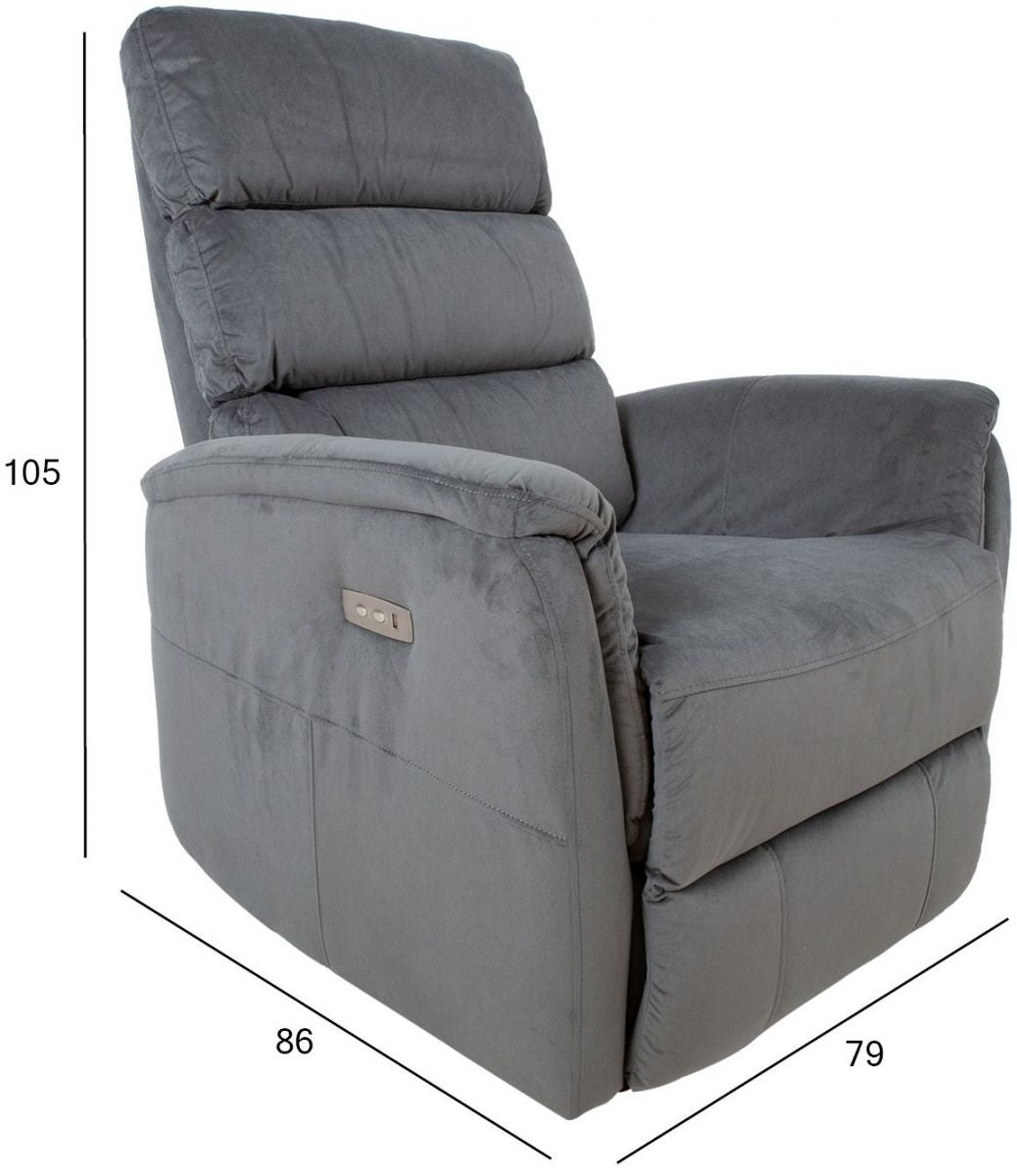 Lounge Chair Barclay | size: Width: 86cm, Height: 105cm, Depth: 79cm | color: Gray | image: 9 | variant: 1004756