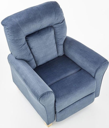 Lounge Chair Bard | size: Width: 90cm, Height: 102cm, Depth: 90cm | color: Blue | image: 6 | variant: 1004590