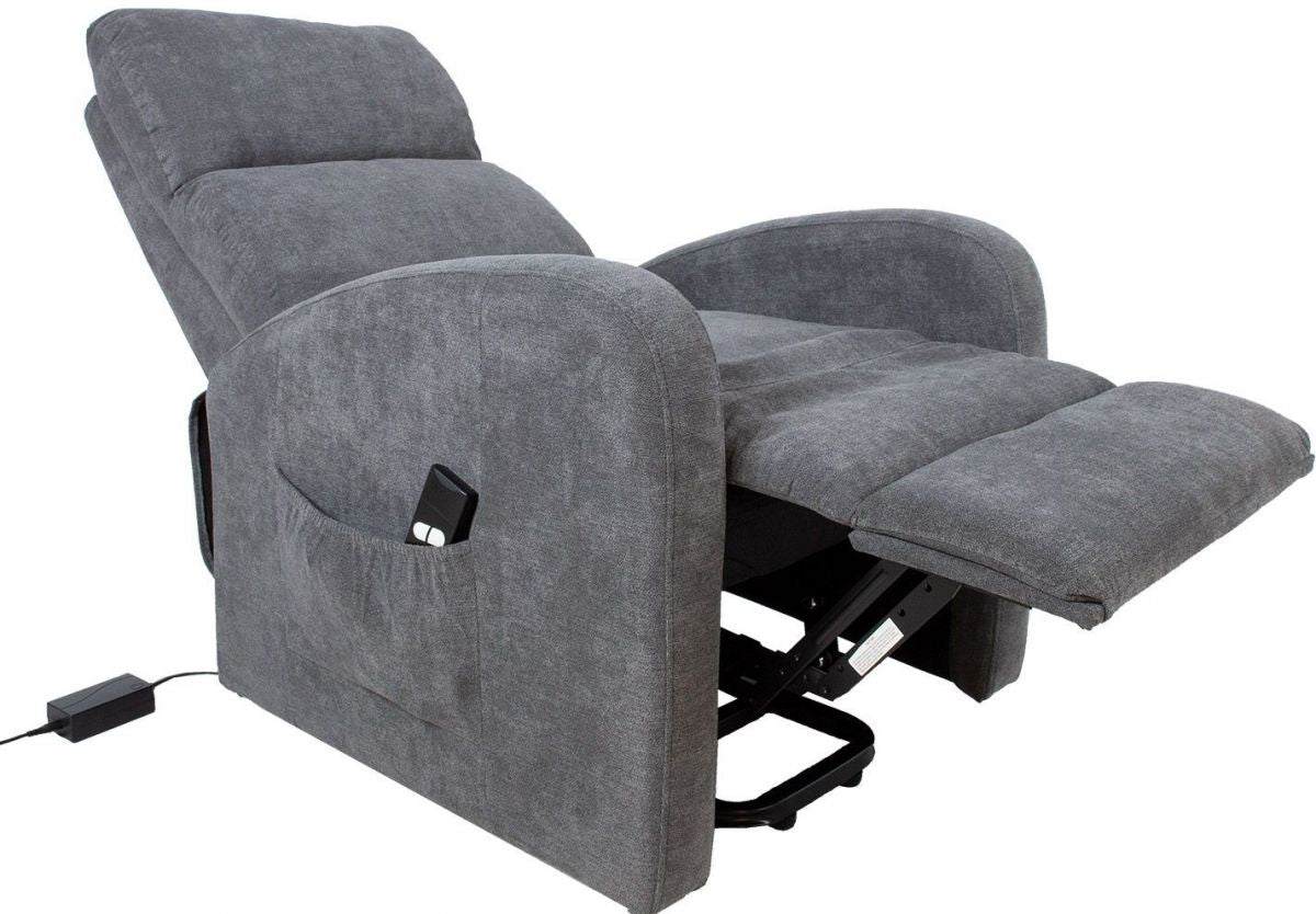 Lounge Chair Barny | size: Width: 93cm, Height: 104cm, Depth: 72cm | color: Gray | image: 2 | variant: 1004763