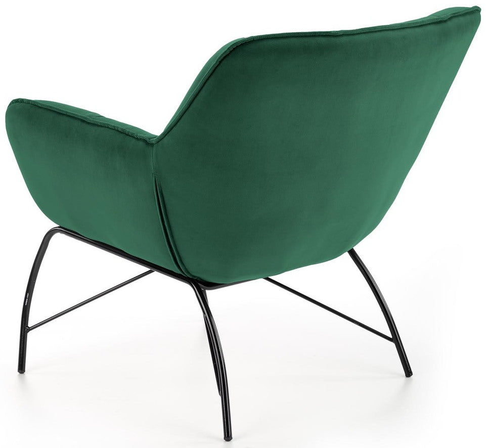 Lounge Chair Belton | size: Width: 74cm, Height: 78cm, Depth: 73cm | color: Green | image: 3 | variant: 1016824
