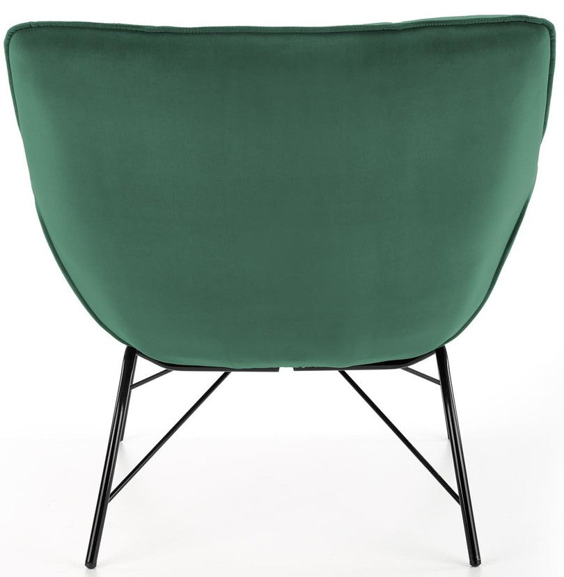 Lounge Chair Belton | size: Width: 74cm, Height: 78cm, Depth: 73cm | color: Green | image: 5 | variant: 1016824