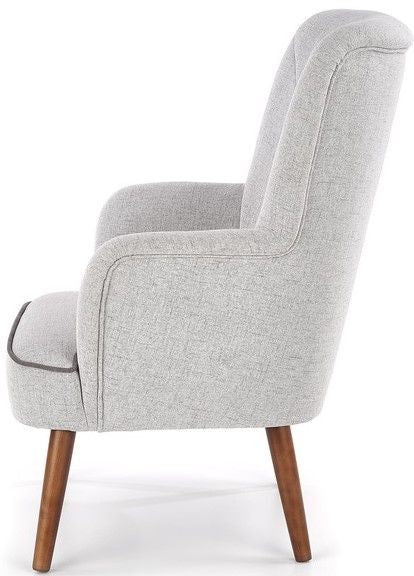 Lounge Chair Bishop | size: Width: 76cm, Height: 102cm, Depth: 78cm | color: Gray | image: 2 | variant: 1011397